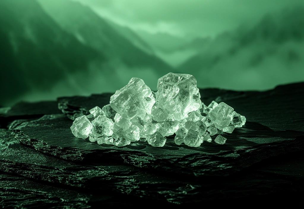 Raw mineral detail
