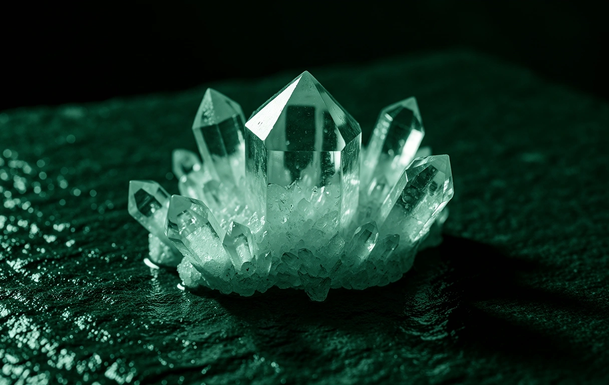 Crystalline mineral structures
